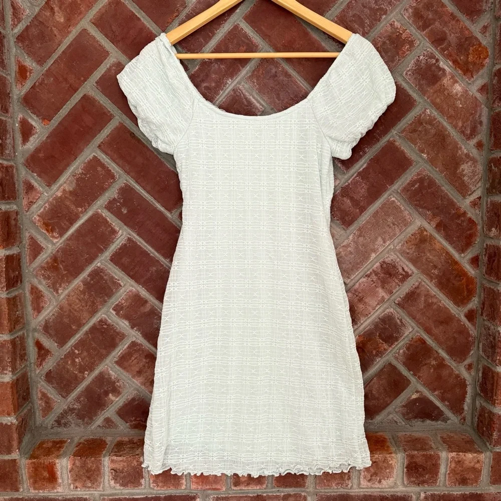 KIRIOUS‎ Los Angeles Dress Women’s Small Blue Y2K Milk Maid Lined Wedding Guest